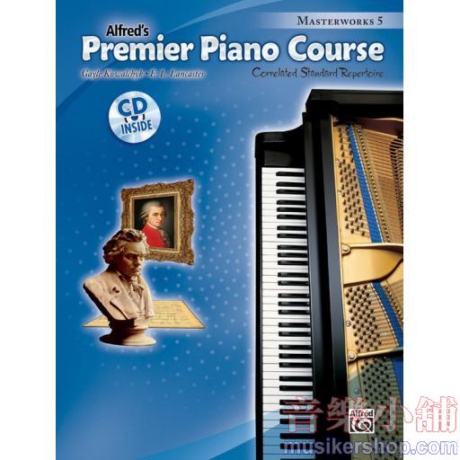 Alfred's Premier Piano Course, Masterworks 5