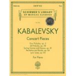Kabalevsky：Concert Pieces Schirmer Library of Clas...