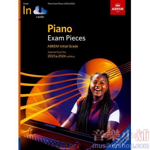 ABRSM Piano Exam Pieces 2023-2024, ABRSM Initial Grade - Book & Audio