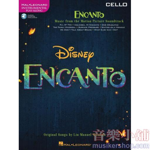 迪士尼-魔法滿屋Encanto for Cello 大提琴譜附伴奏音頻網址
