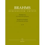 Brahms：Sonata for Violoncello and Piano in E minor op. 38