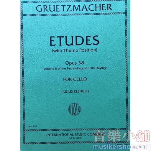 Gruetzmacher：etudes op. 38 vol.2