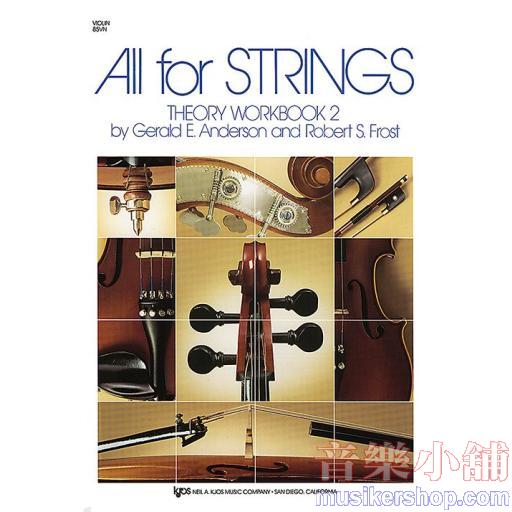 All For Strings Theory Workbook 2 - Viola