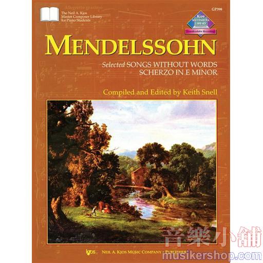 Mendelssohn: Selected Songs Without Words Scherzo In E Minor