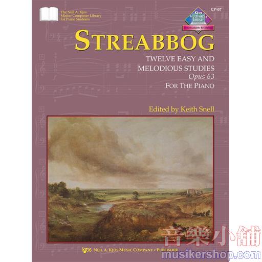 Streabbog: Twelve Easy And Melodious Studies, Opus 63