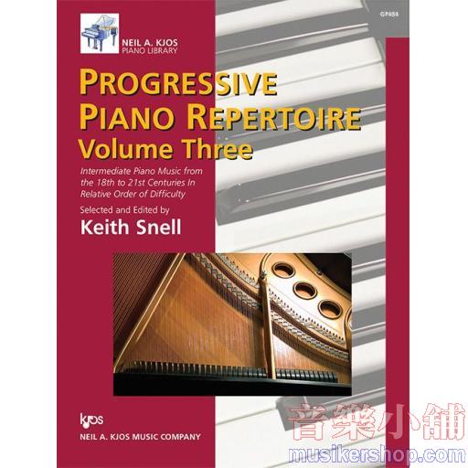 Progressive Piano Repertoire, Volume Three