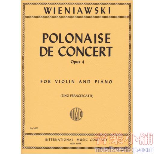 Polonaise de Concert in D Major, Op. 4