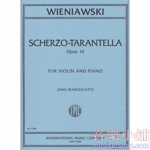 Scherzo-Tarantella in G Minor, Op. 16