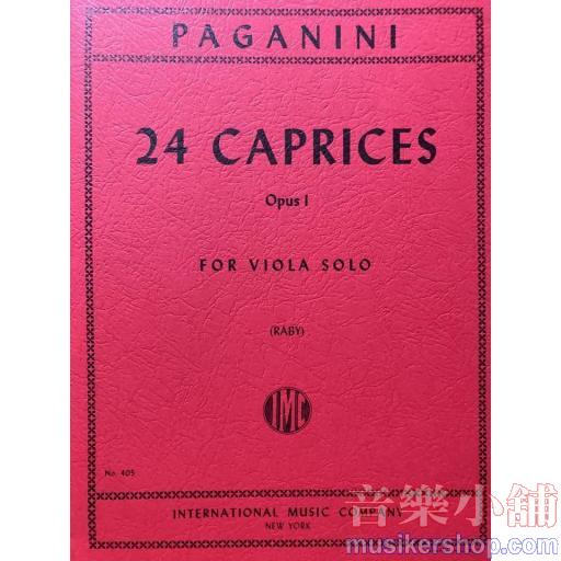 24 Caprices, Opus 1