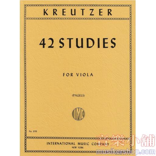 42 Studies For Viola