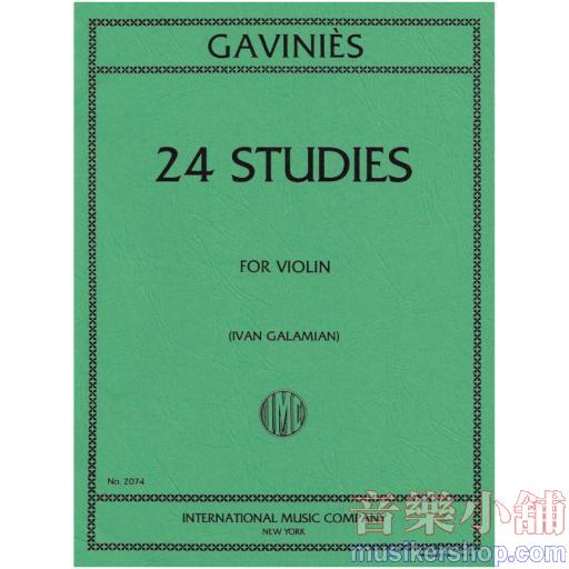 Pierre Gaviniès : 24 Studies (Ivan Galamian) for Violin