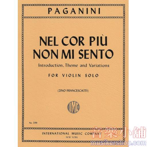 Nel cor più non mi sento (FRANCESCATTI, Zino)