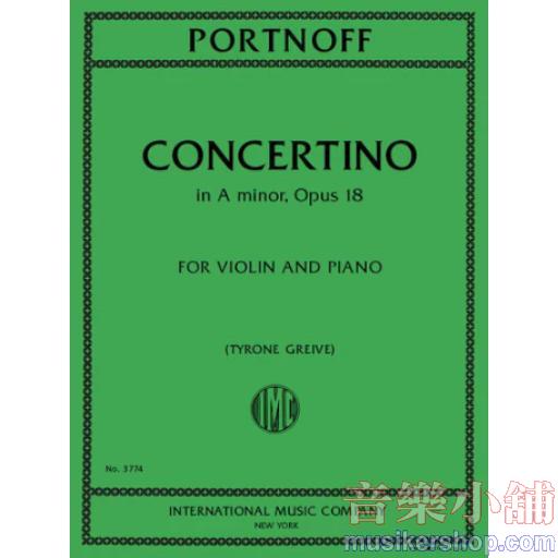 Concertino in A minor, Opus 18 (GREIVE, Tyrone)