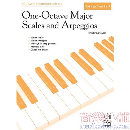 One-Octave Major Scales and Arpeggios
