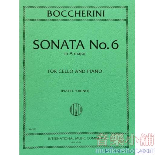 Boccherini : Sonata No. 6 in A major