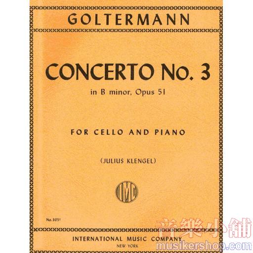 Concerto No. 3 in B minor, Opus 51 (KLENGEL, Julius )