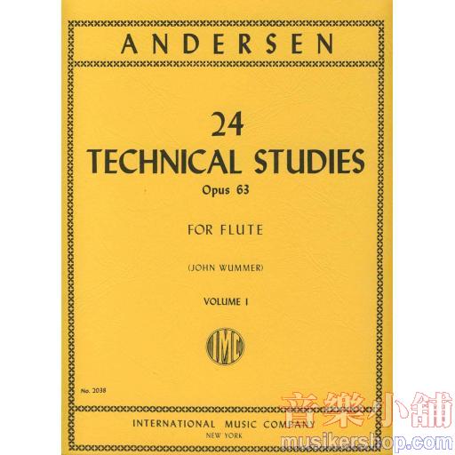 24 Technical Studies, Opus 63: Volume I (WUMMER, John)
