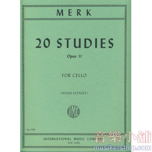 20 Studies, Opus 11 (KLENGEL, Julius )