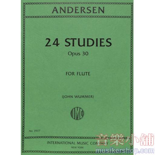 Joachim Andersen : 24 Studies for Flute, Op. 30