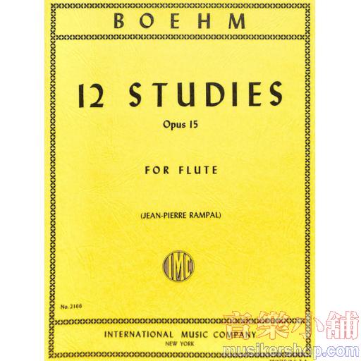 12 Studies, Opus 15 (RAMPAL, Jean-Pierre)