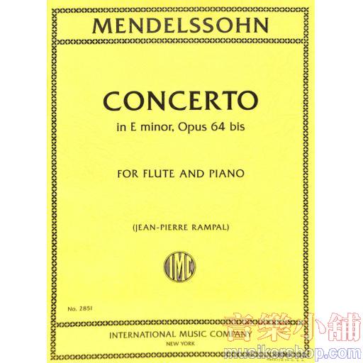 Concerto in E minor, Opus 64 bis (RAMPAL, Jean-Pierre)