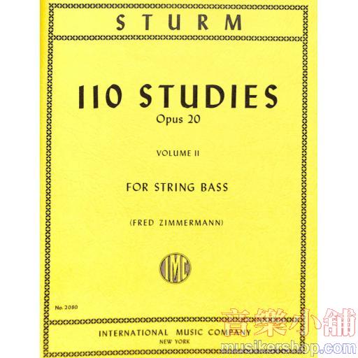 110 Studies, Opus 20: Volume II (ZIMMERMANN, Fred)