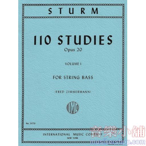 110 Studies, Opus 20: Volume I (ZIMMERMANN, Fred)