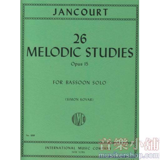 26 Melodic Studies, Opus 15 (KOVAR, Simon)