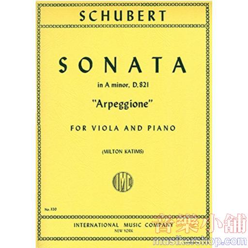 Sonata in A minor (＂Arpeggione＂) (KATIMS, Milton)