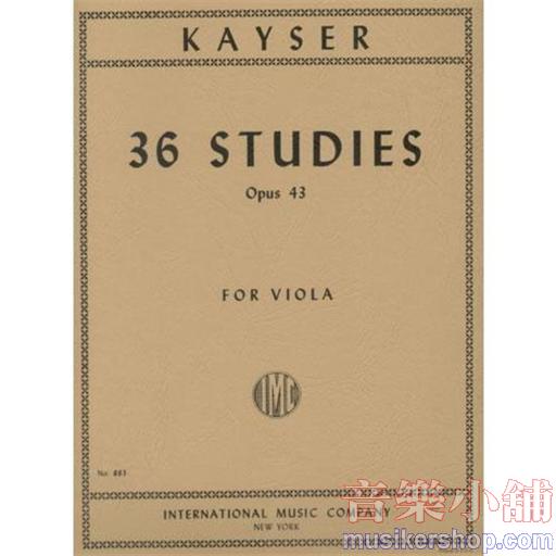 36 Studi Op. 43