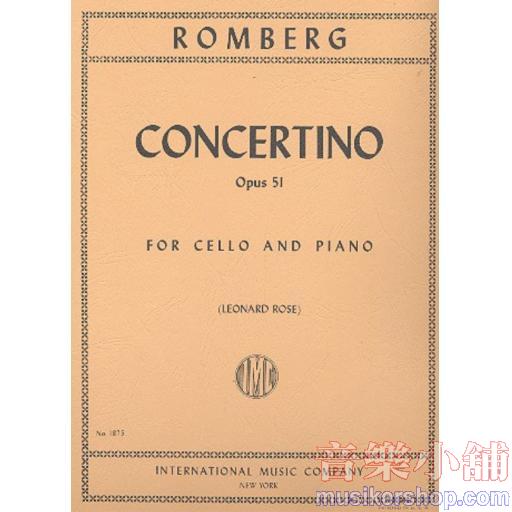 Concertino in D minor, Opus 51