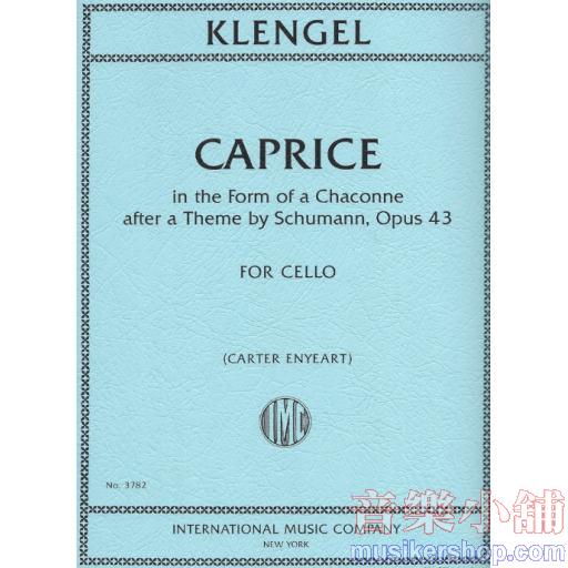 Caprice in the Form of a Chaconne after a Theme by Schumann, Opus 43