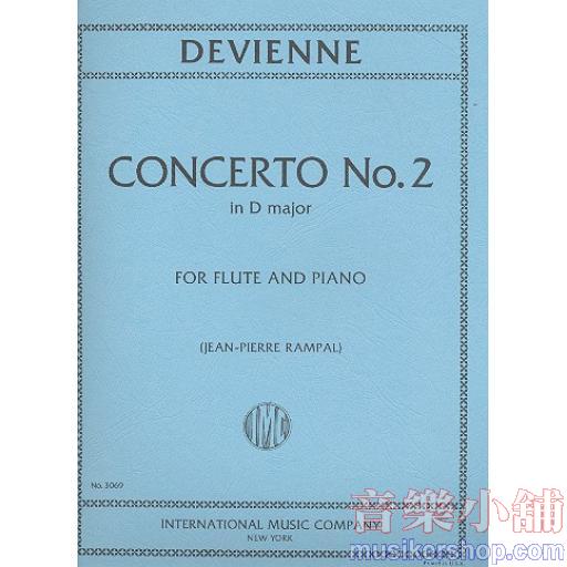 François Devienne : Concerto No. 2 in D major Flute and Piano