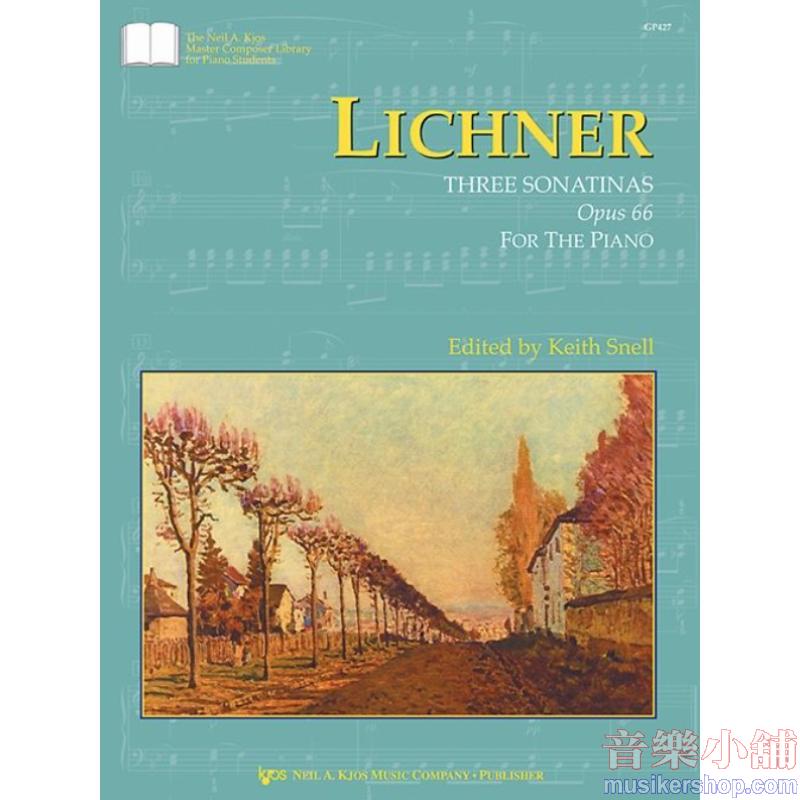 Lichner: Three Sonatinas, Opus 66
