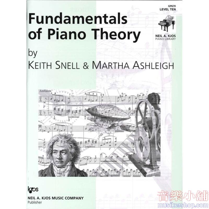 Fundamentals of Piano Theory, Level 10