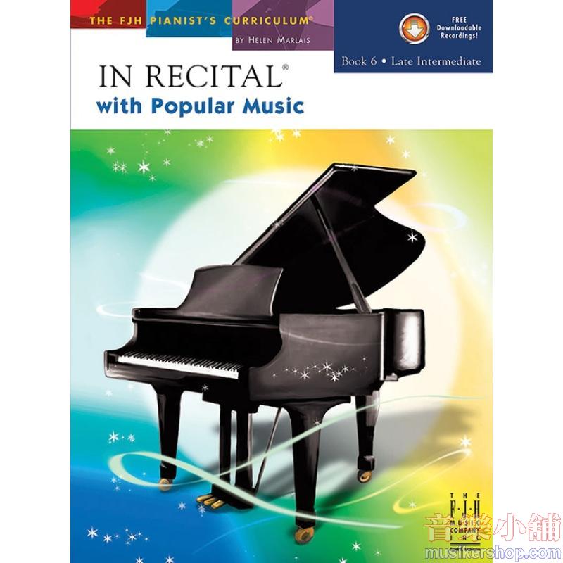 In Recital with Popular Music, Book 6