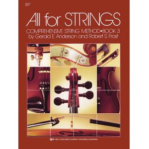 All For Strings Book 3 - Violin