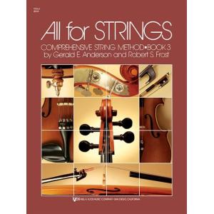 All For Strings Book 3 - Viola