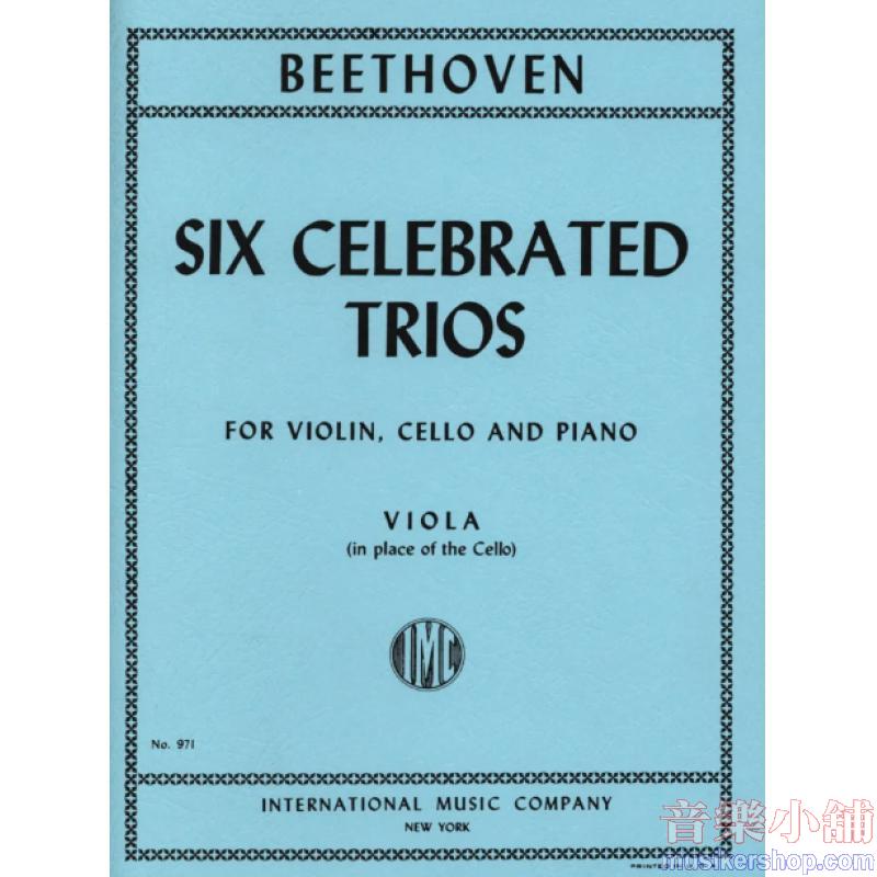 Parte Di Viola Dai 6 Trii CelebriFOR VIOLA SOLO