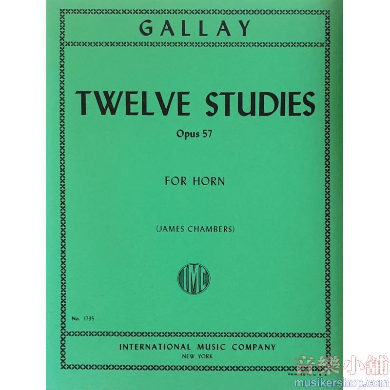 12 Studies for 2nd Horn, Opus 57 (CHAMBERS, James)