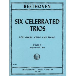 Parte Di Viola Dai 6 Trii CelebriFOR VIOLA SOLO