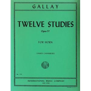 12 Studies for 2nd Horn, Opus 57 (CHAMBERS, James)