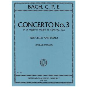 Concerto No. 3 in A major (F major), H. 439/W. 172...