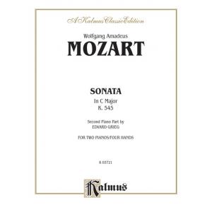 Mozart：Sonata in C Major, K. 545 arr. Edvard Grieg