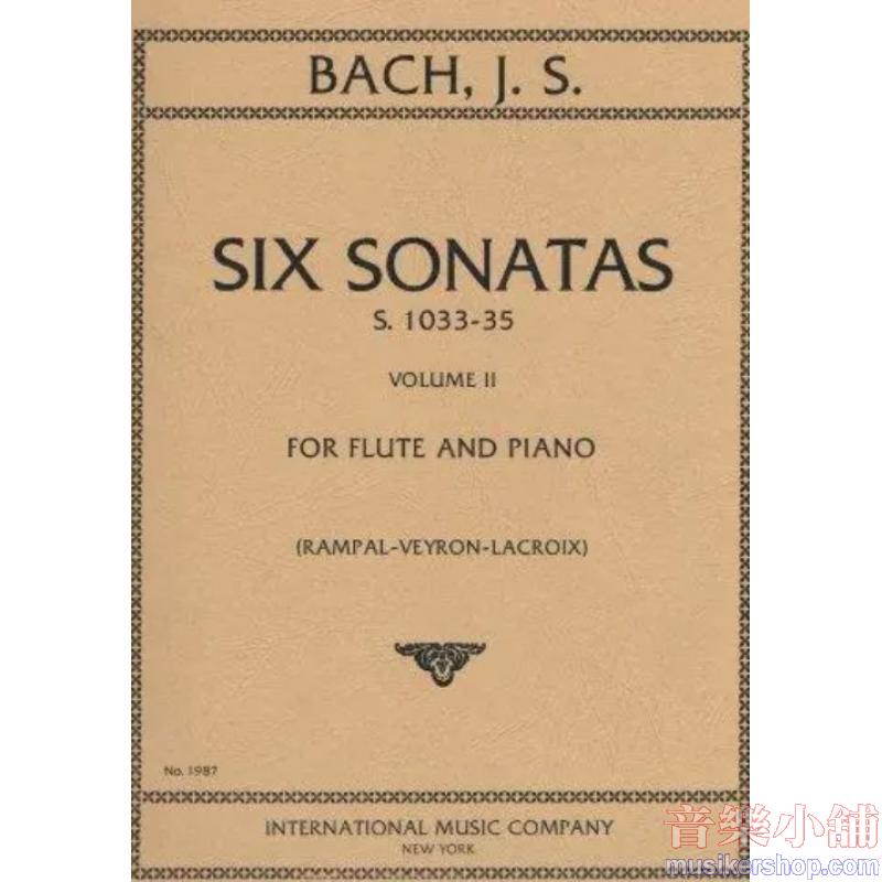 Six Sonatas: Volume II (C Maj, E min, E Maj)