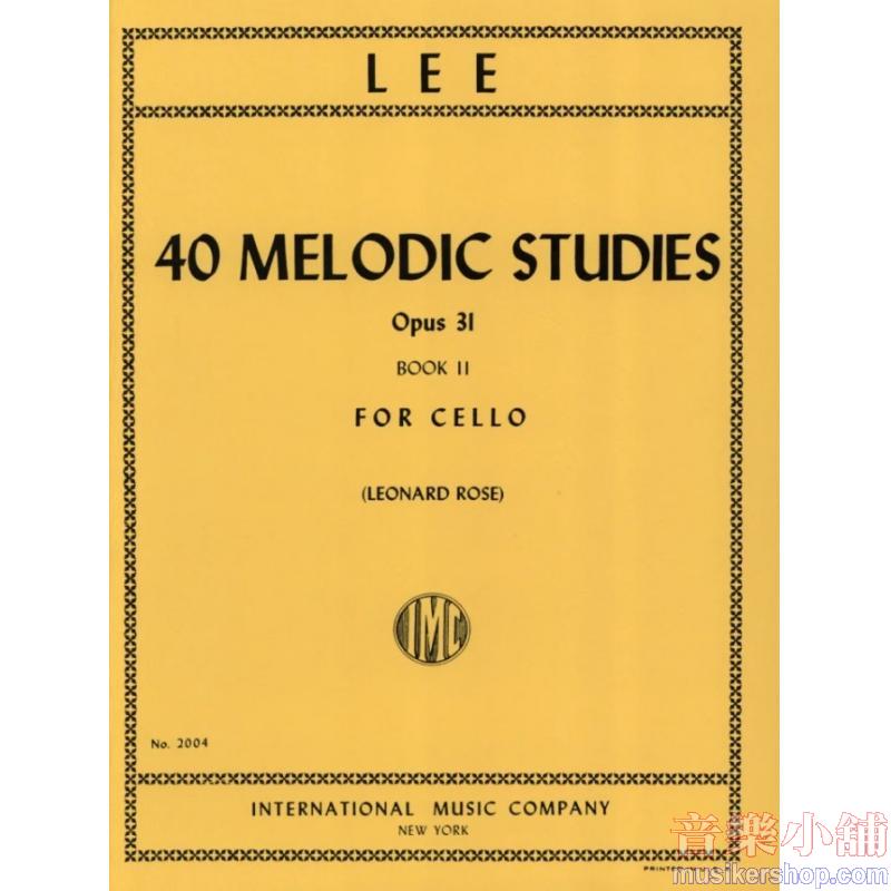 Studi Melodici Op. 31 Vol. 2 (Rose)