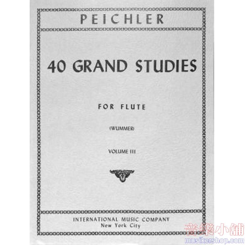 Peichler:40 Grandi Studi Vol. 3