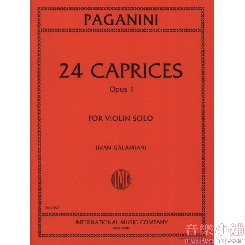 Capricci (24) Op. 1 (Galamian)