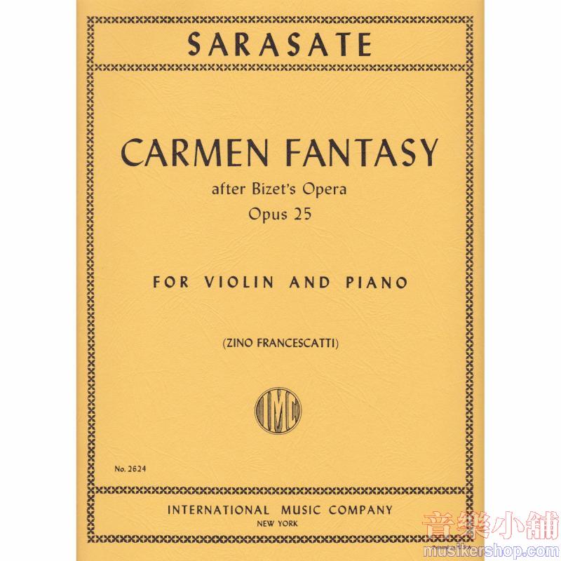 Carmen Fantasy, Opus 25 (FRANCESCATTI, Zino)