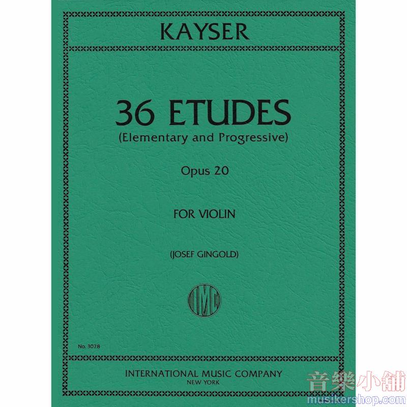 36 Studi Op. 20 (Gingold)